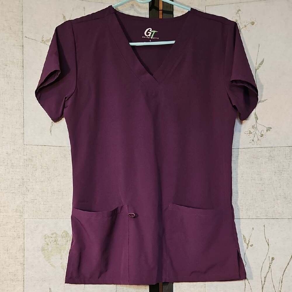 Rich Deep Purple Fitted Short Sleeve Tee